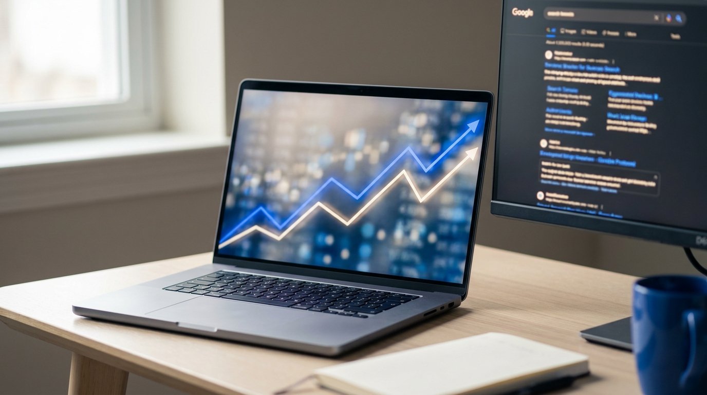 Analyse des positions Google et du trafic lors de l'audit SEO